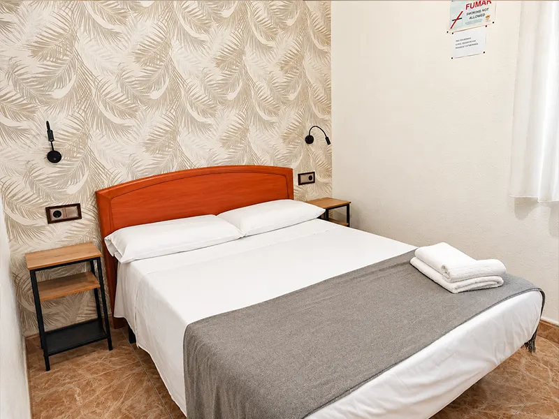 Chambre double avec salle de bain privée - occupation individuelle ou double